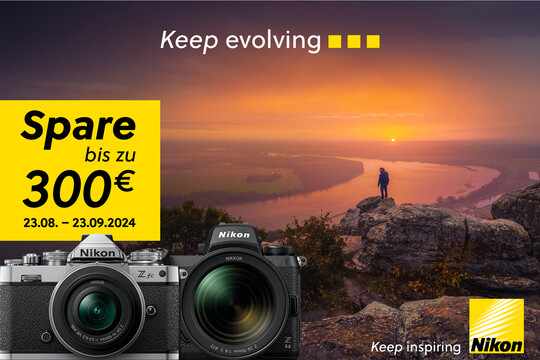 Nikon Sujet, erhalten Sie bis zu 300€ Rabatt auf ausgewählte Kamera Modelle