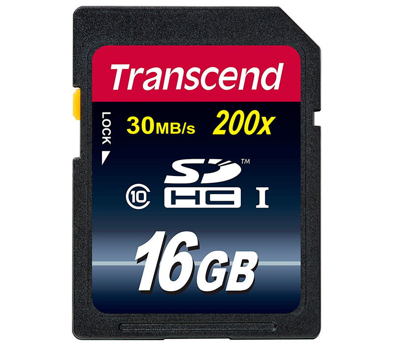 Transcend SDHC 16GB Klasse 10 200x Speicherkarte