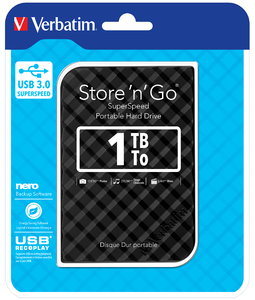 Verbatim 1TB USB 3.0 ´Store n´ Go´ externe Festplatte