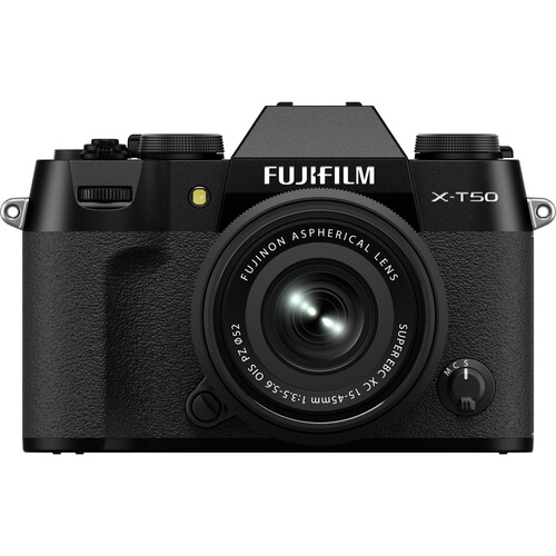 Fujifilm X-T50 Schwarz Kit mit XC 15-45mm f/3.5-5.6 Objektiv