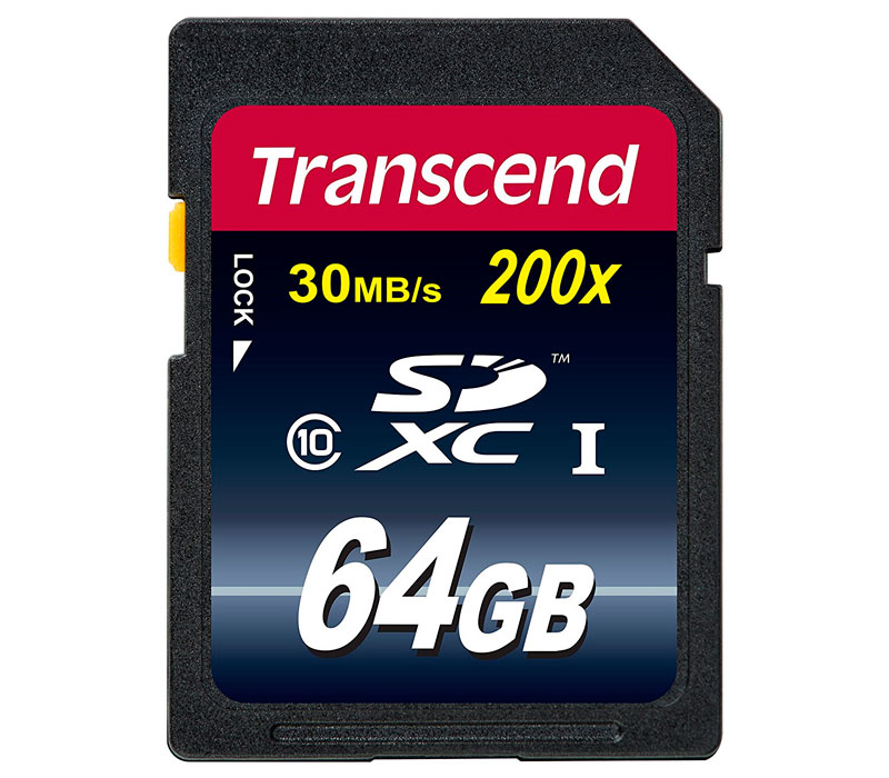 Transcend SDXC 64GB Klasse 10 200x Speicherkarte