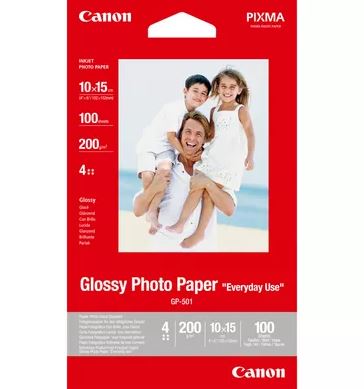 Canon GP-501 glänzendes Fotopapier 10x15 cm - 100 Blatt