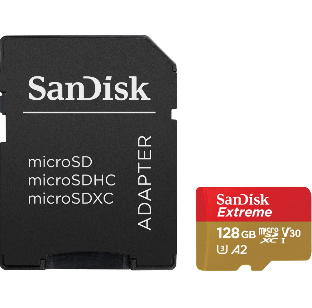 SanDisk 128 GB Extreme UHS-I microSDXC 190 MB/s Speicherkarte