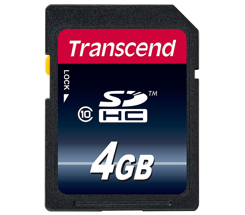 Transcend SDHC 4GB Klasse 10 Speicherkarte