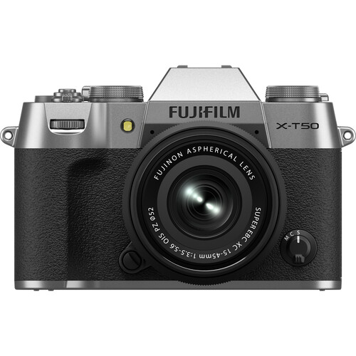 Fujifilm X-T50 Silber Kit mit XC 15-45mm f/3.5-5.6 Objektiv