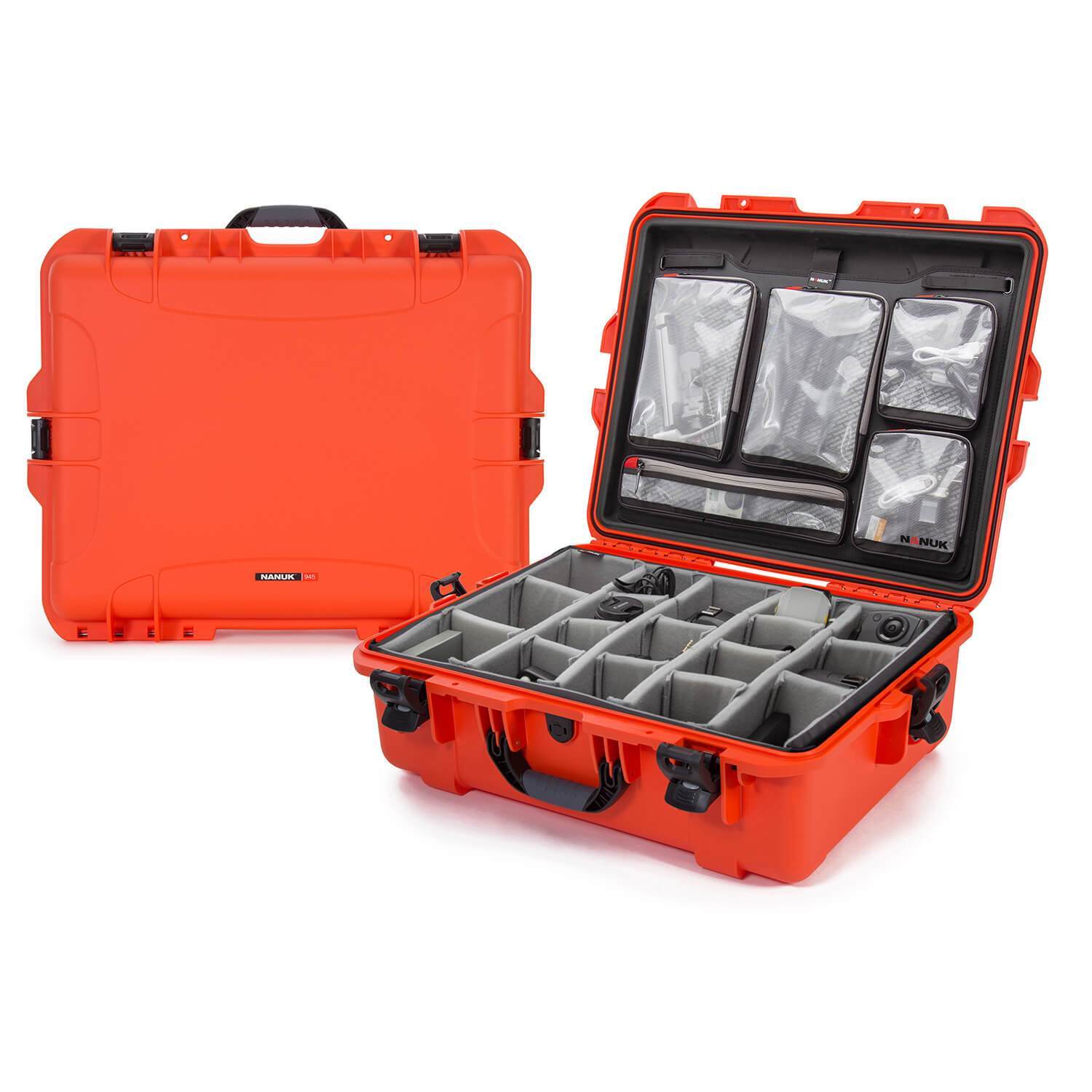 Nanuk 945 Pro Foto-Kit Orange