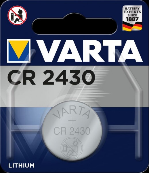 Varta CR-2430 3V Lithium Knopfzelle