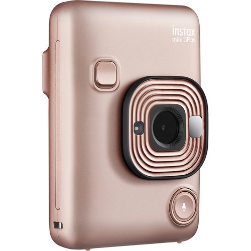 Fujifilm Instax Mini LiPlay Hybrid Sofortbildkamera (Blush Gold)