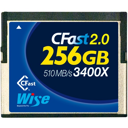 Wise 256GB CFast Speicherkarte (3400x, blau)