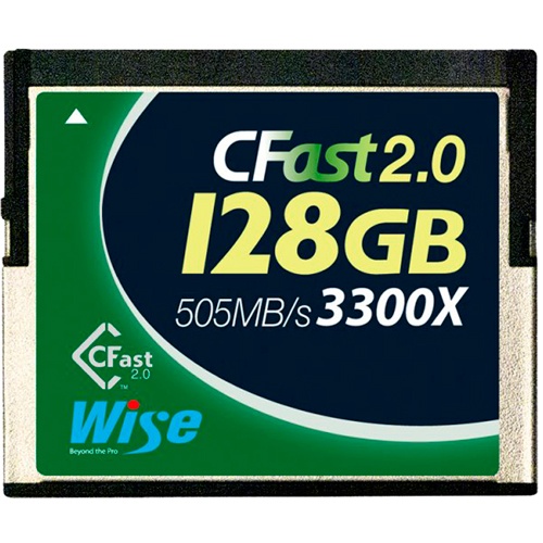 Wise 128GB CFast Speicherkarte (3300x, grün)