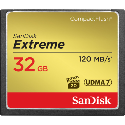 SanDisk CF 32GB Extreme 120MB/s Speicherkarte