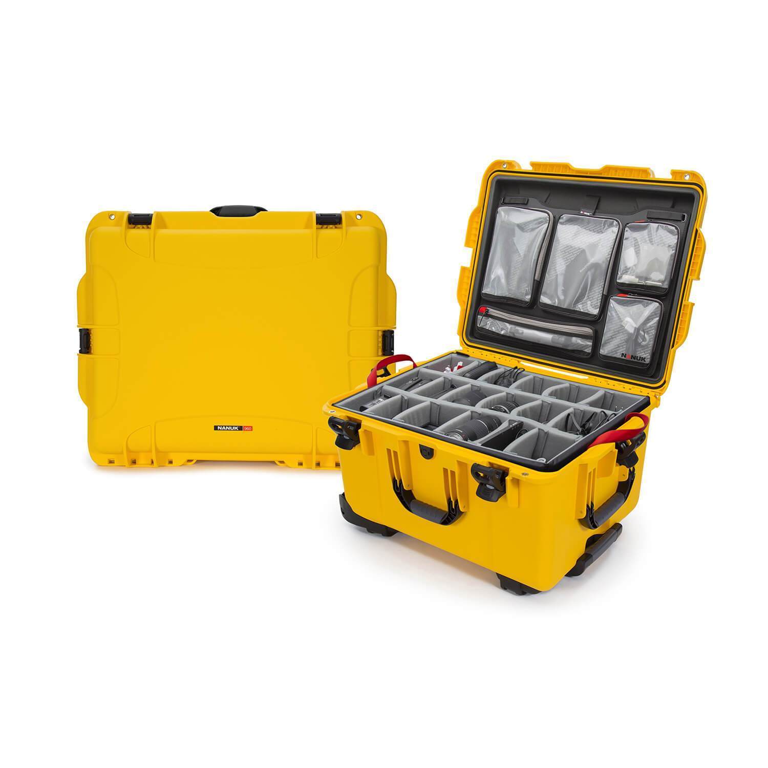 Nanuk 960 Pro Foto-Kit Gelb