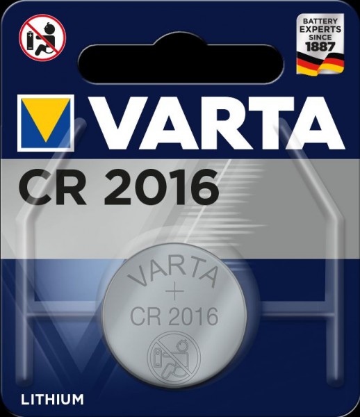 Varta CR-2016 Lithium Knopfzelle