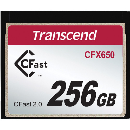 Transcend CFast 256GB 2.0 CFX650 Speicherkarte