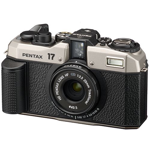 Pentax 17 Halbformat-Analogkamera Dark Silver