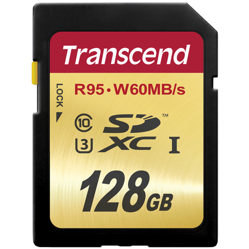 Transcend SDXC 128GB Klasse 10 UHS-1 U3 Speicherkarte