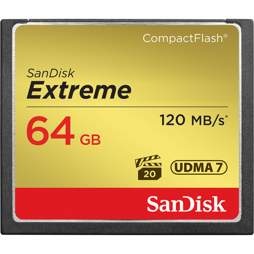 SanDisk CF 64GB Extreme 120MB/s Speicherkarte