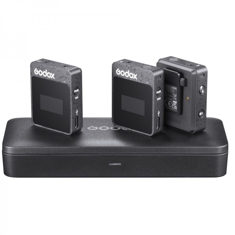 Godox Movelink II M2 2,4GHz Drahtlos-Mikrofonsystem (Schwarz)