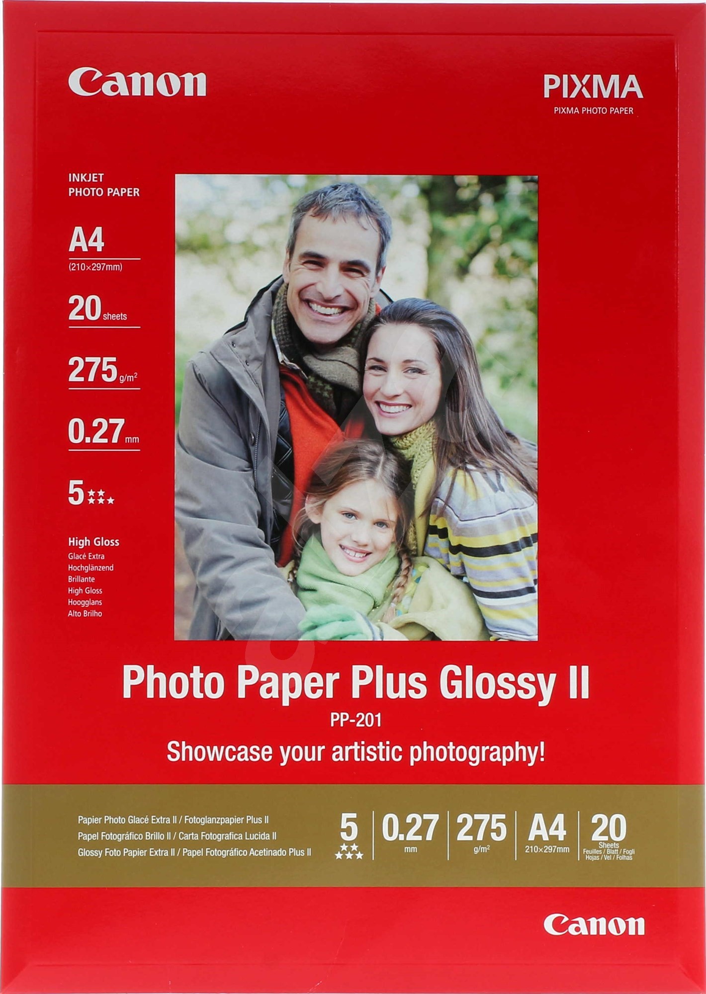 Canon PP-201 Fotopapier A4 20 Blatt (270g/qm)