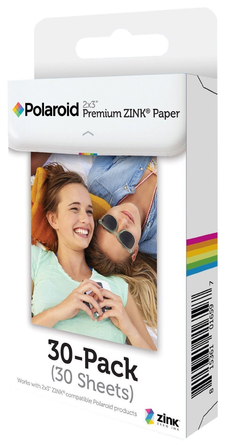 Polaroid Zink 2x3" Media Film Pack, 30 Fotos