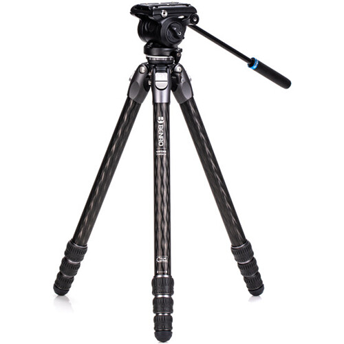 Benro Tortoise Karbon 3 Series Tripod System mit S4Pro Video Kopf