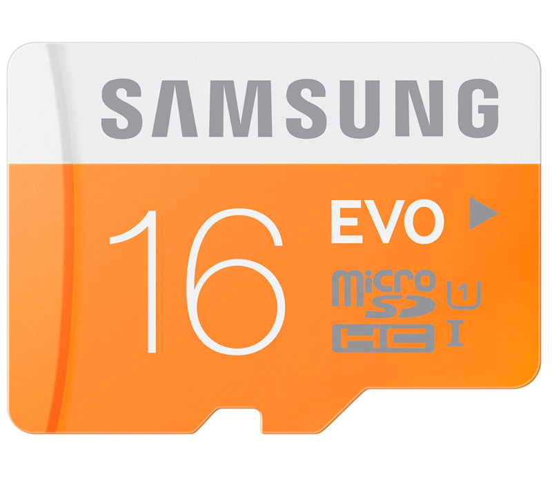 Samsung microSDHC 16GB EVO Speicherkarte mit USB-Reader