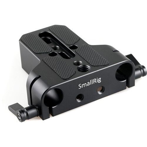 SmallRig 1674 Basisplatte mit Dual 15mm Rod Clamp